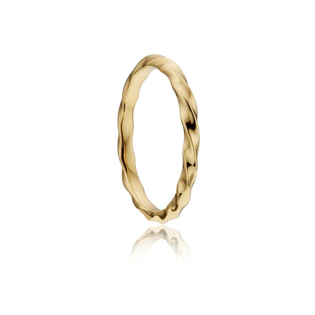 Gold-Tone Twist Ring