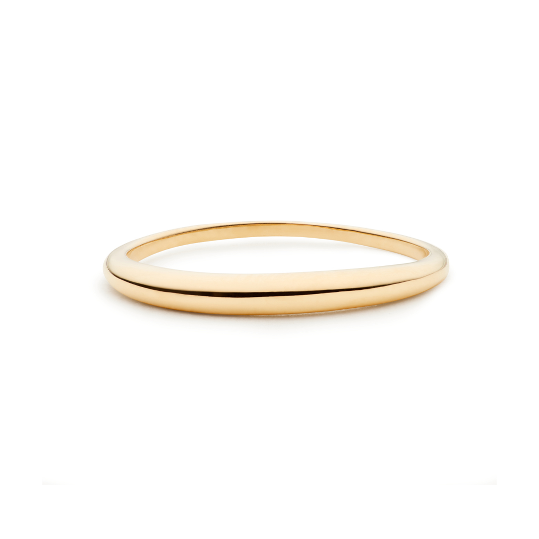 Gold-Tone Mini Dome Ring
