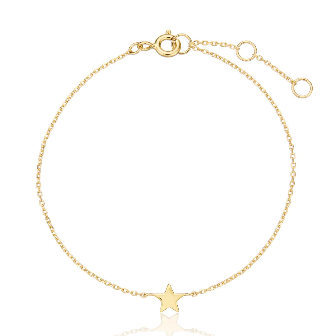 Gold-Tone Tiny Star Bracelet