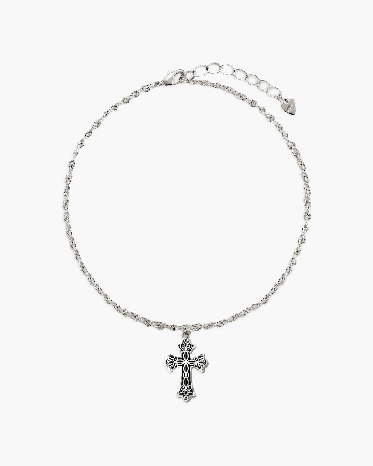 Relic Cross Charm Anklet in Gold-Tone Detail
