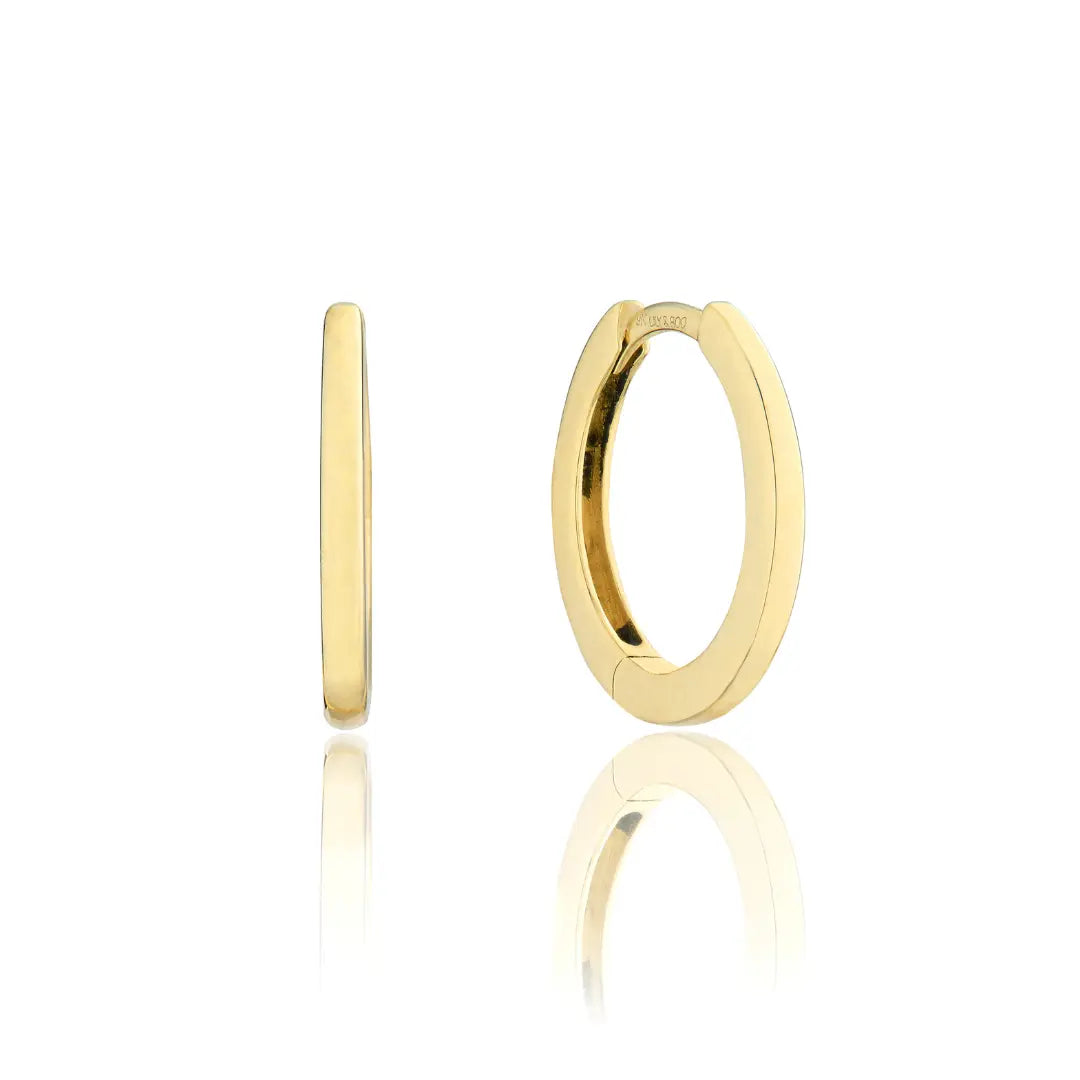 Gold-Tone Classic Huggie Hoop Earrings