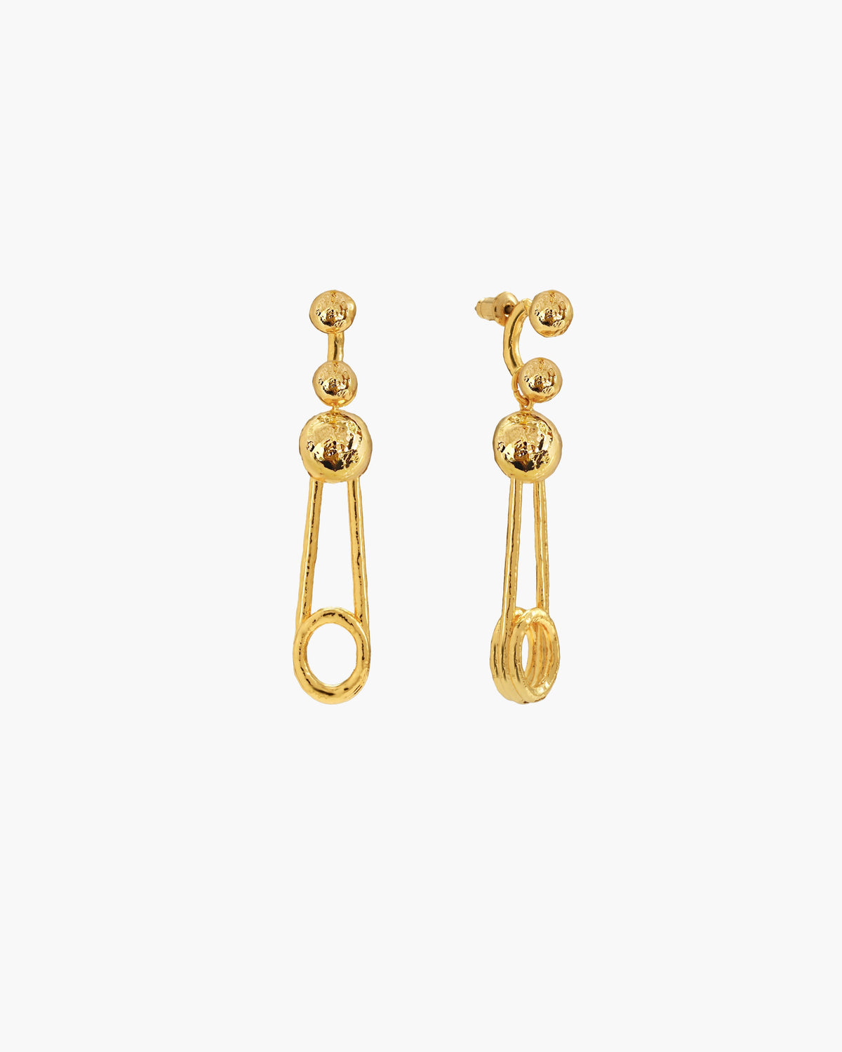 Trea Drop Earrings in Silver-Tone