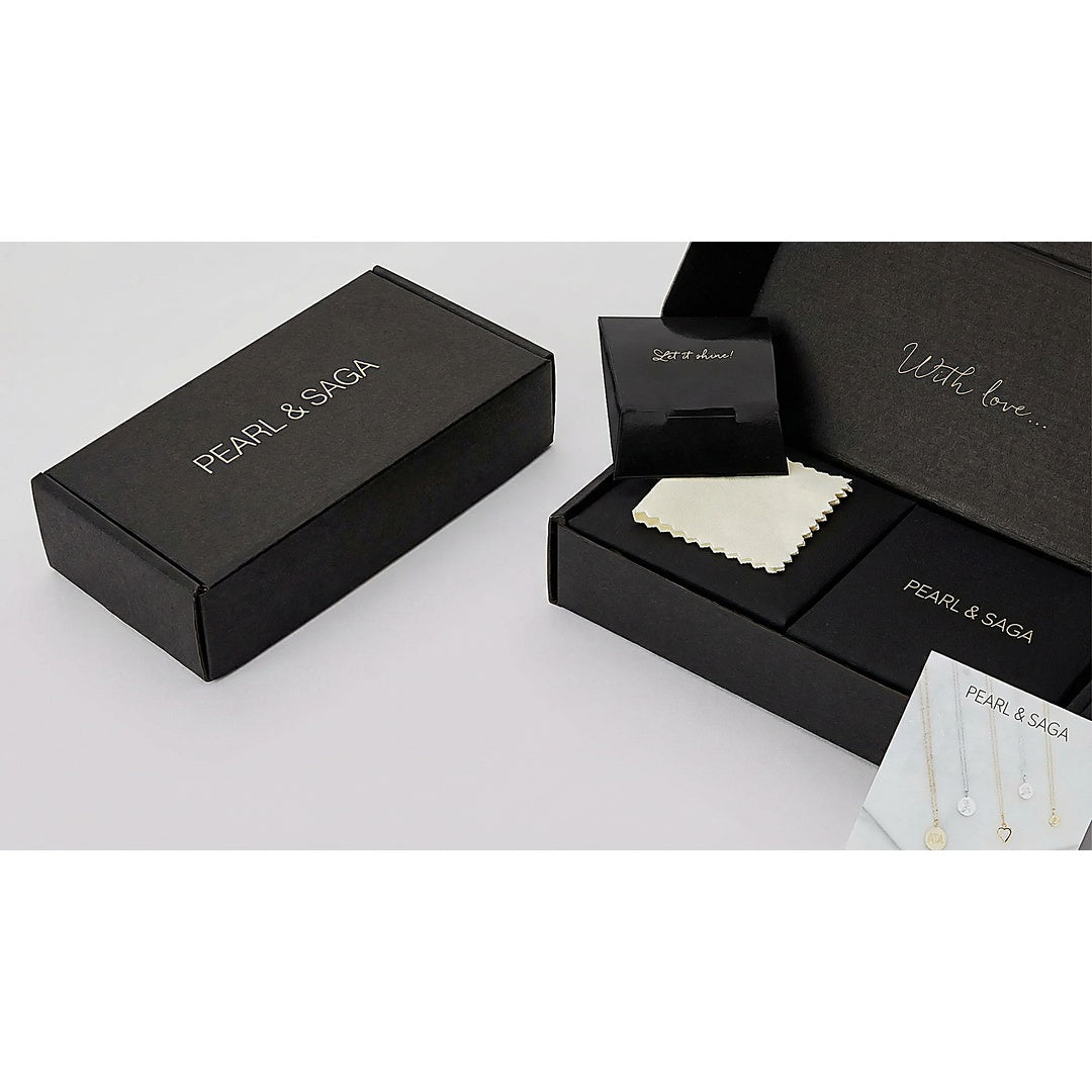 Gold-Tone Mini Initial Letter Necklace