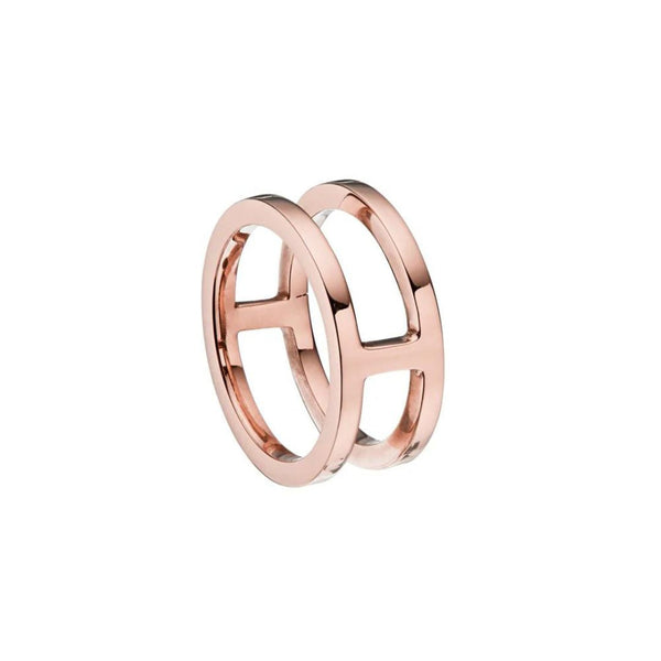 Rose Gold Double Band Ring