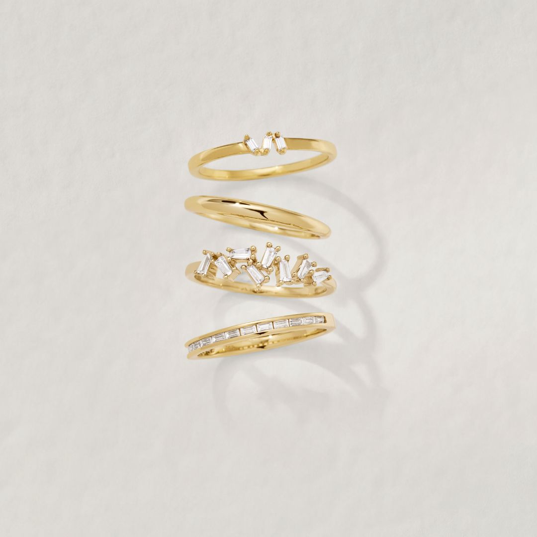 Silver-Tone Mini Dome Ring