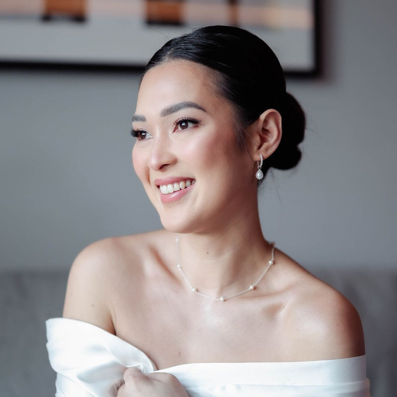 Silver Ten Pearl Choker