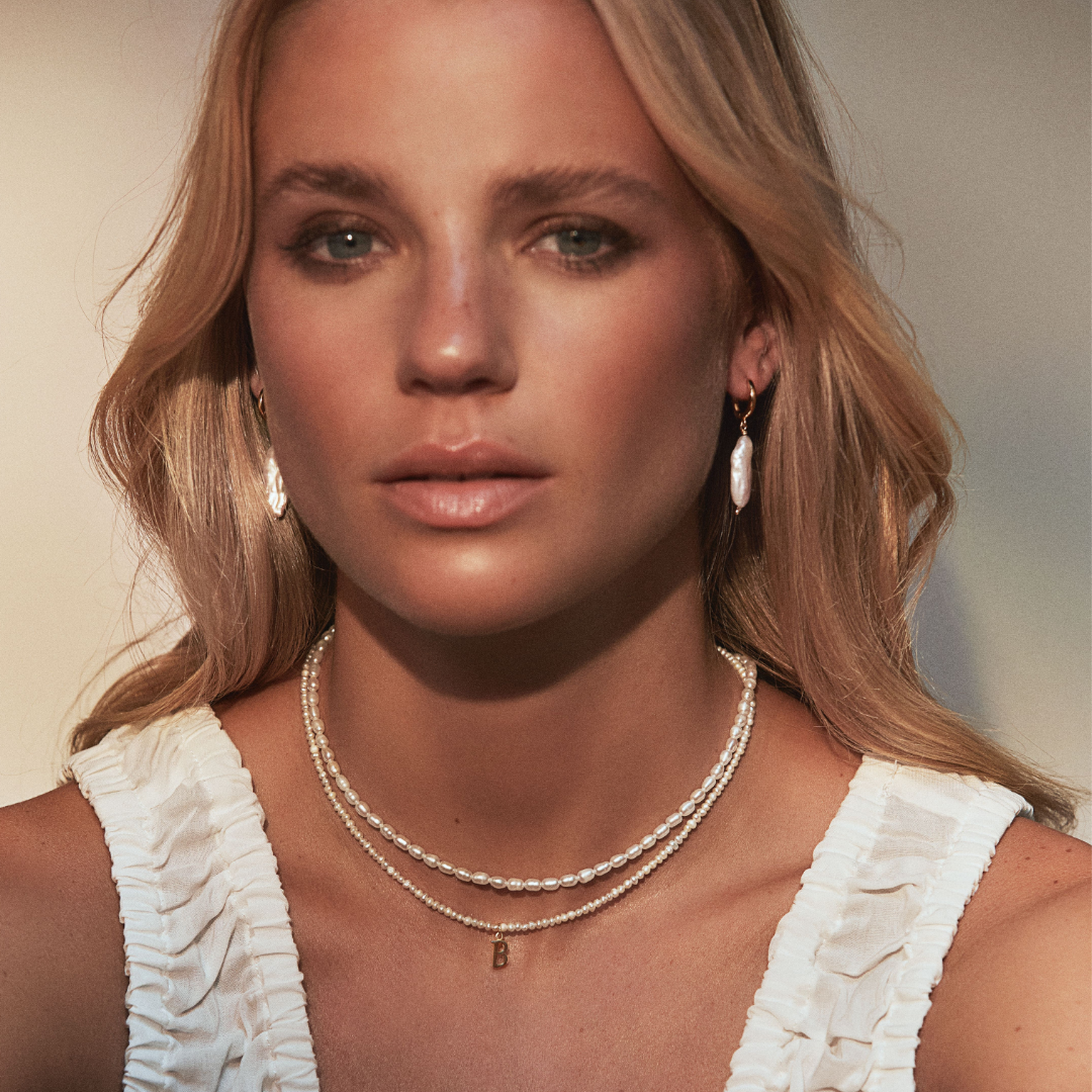 Gold-Tone Seed Pearl-Style Choker