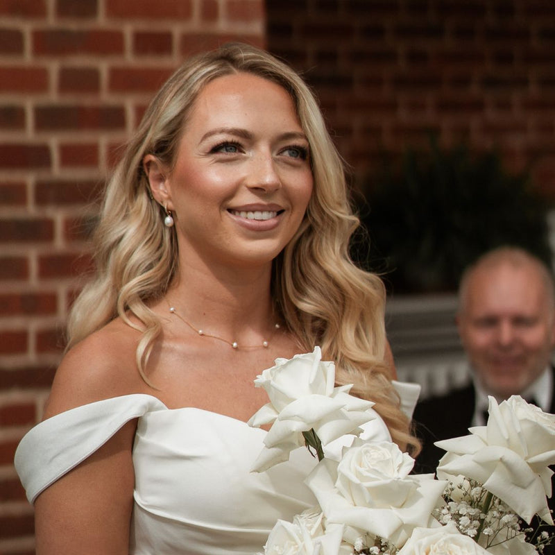 Gold Ten Pearl Choker