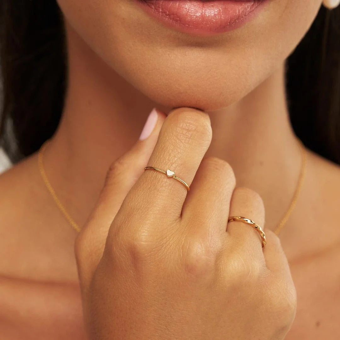 Gold-Tone Twist Ring