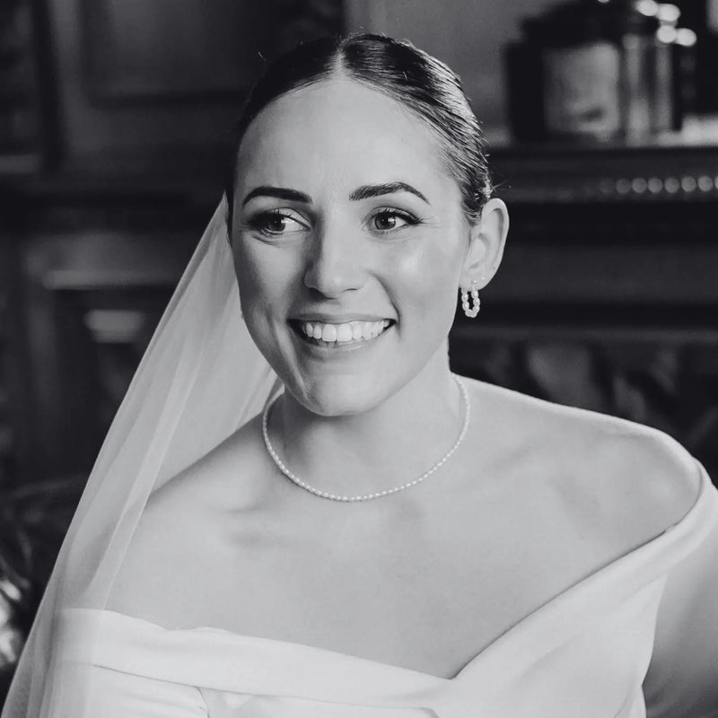 Silver Seed Pearl Choker