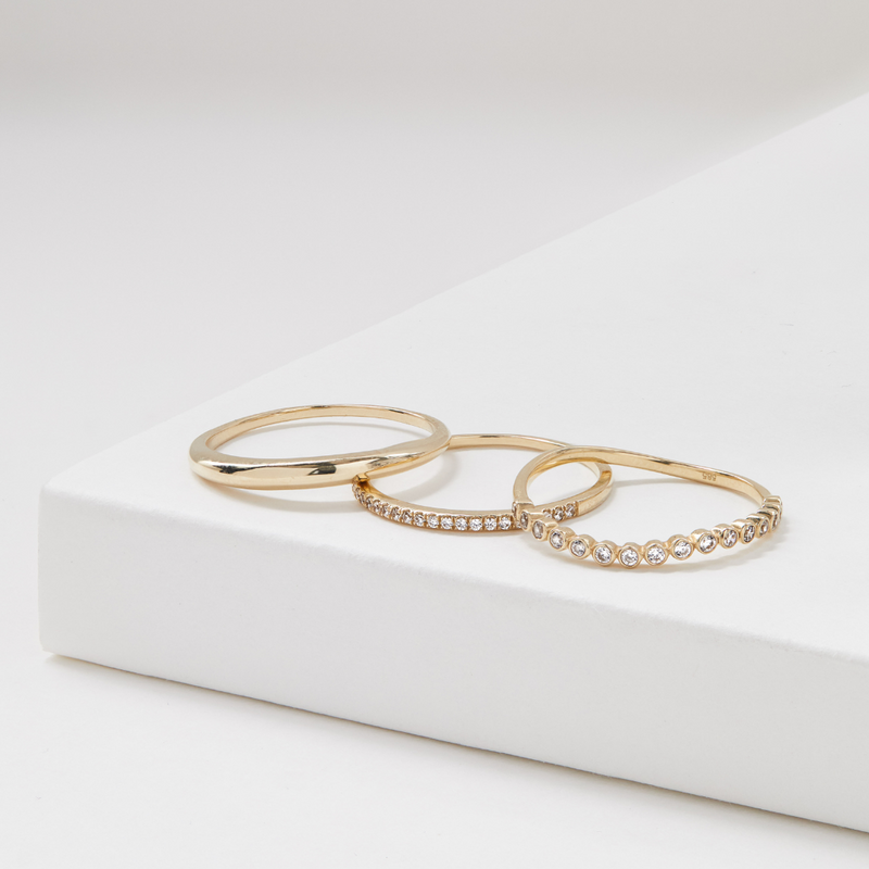 Silver Mini Dome Ring