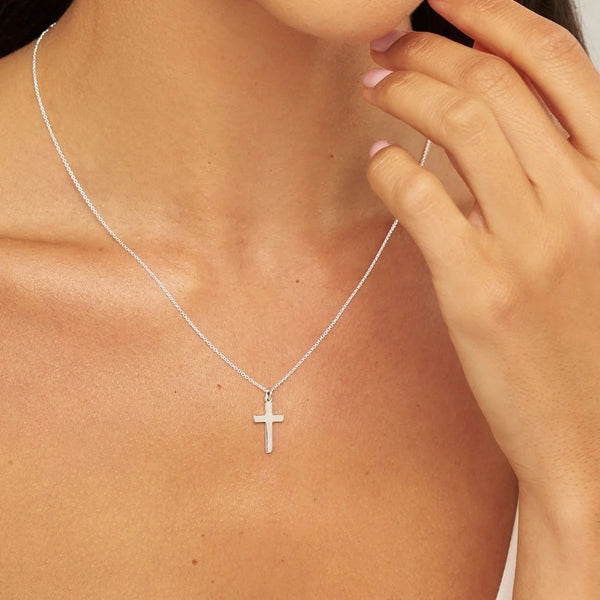 Silver Cross Necklace