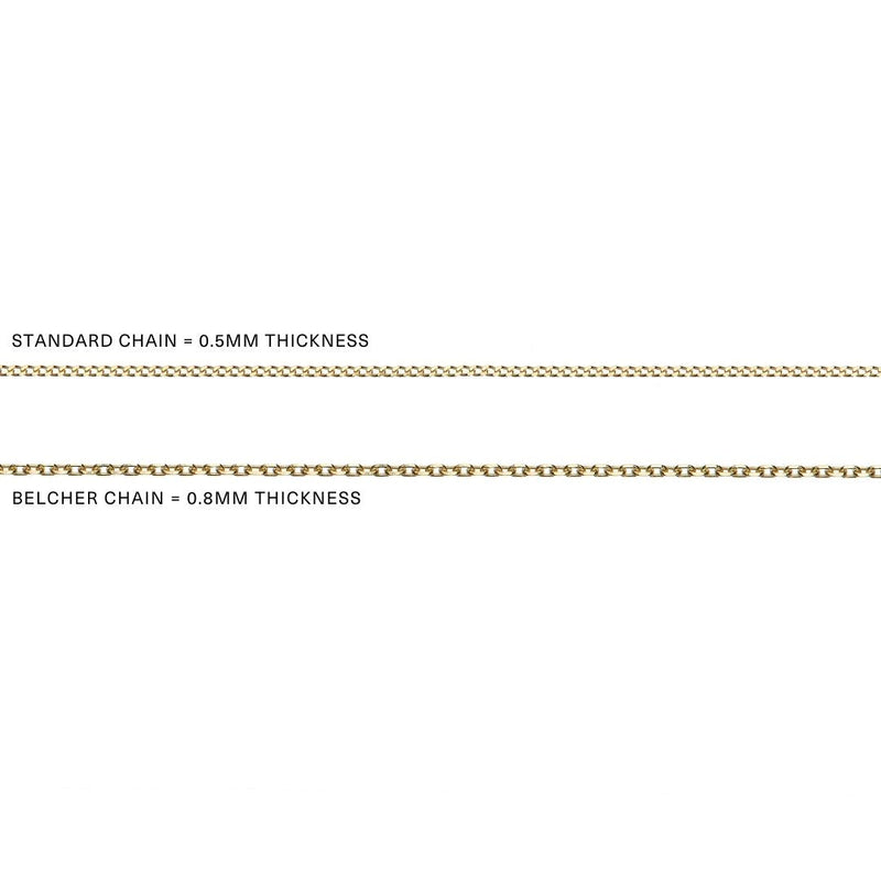 Solid Gold Small Virgin Mary Necklace