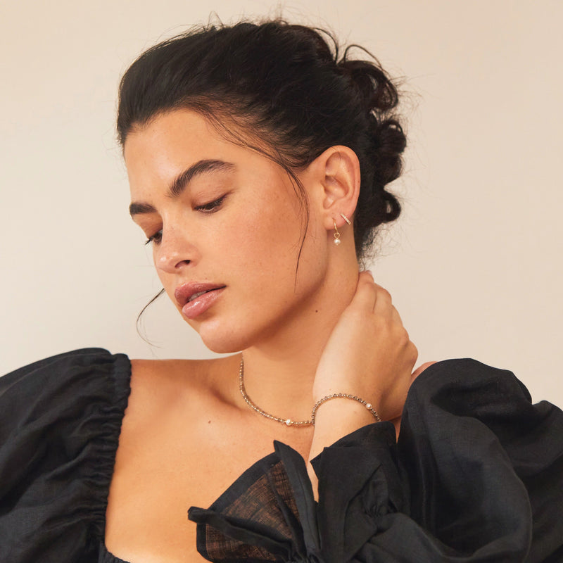 Gold Labradorite Gemstone Choker