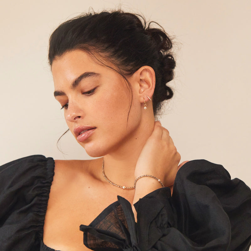 Silver Labradorite Gemstone Choker