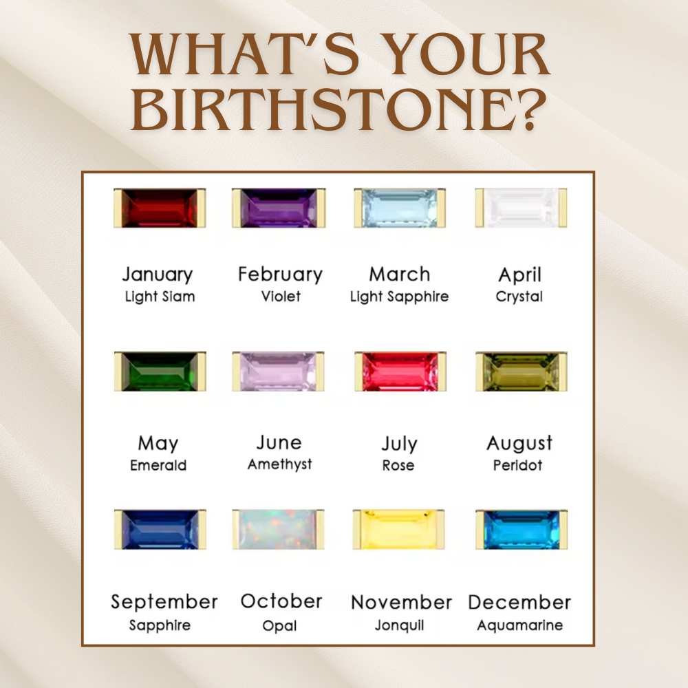 Gold-Tone Multicolor Birthstone-Style Crystal Chain Bracelet for Women Gift