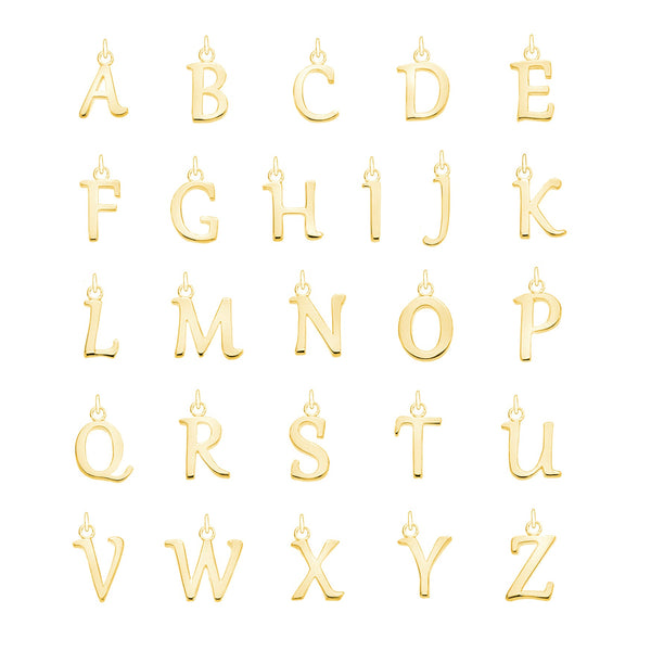 Gold Children's Pearl Initial Letter Bracelet