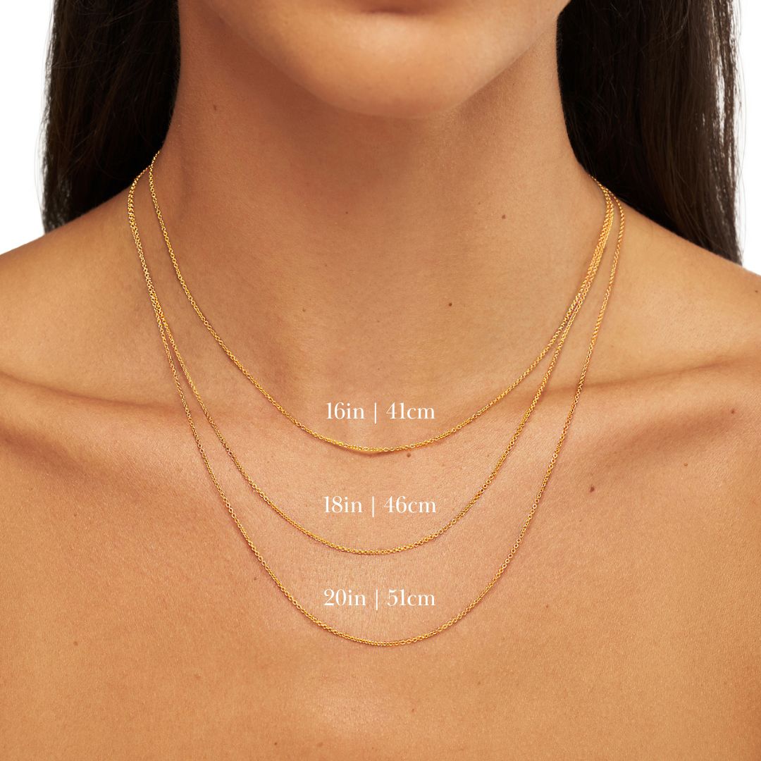White Gold-Tone Crystal-Style Initial Letter Necklace