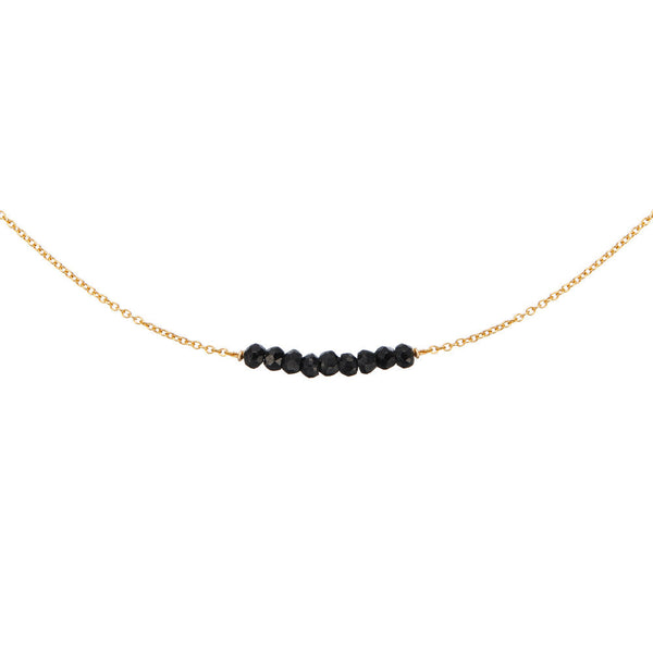 Gold Spinel Gemstone Cluster Choker