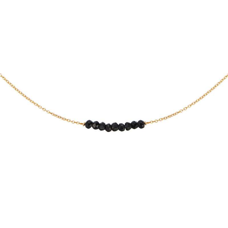 Gold Spinel Gemstone Cluster Choker