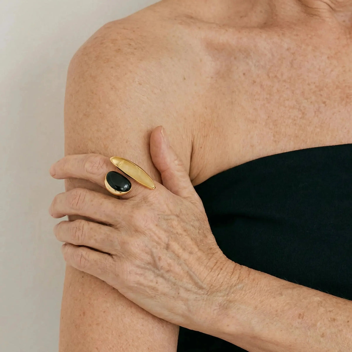 Octavia’s Opulence Crystal-Style Open Statement Ring