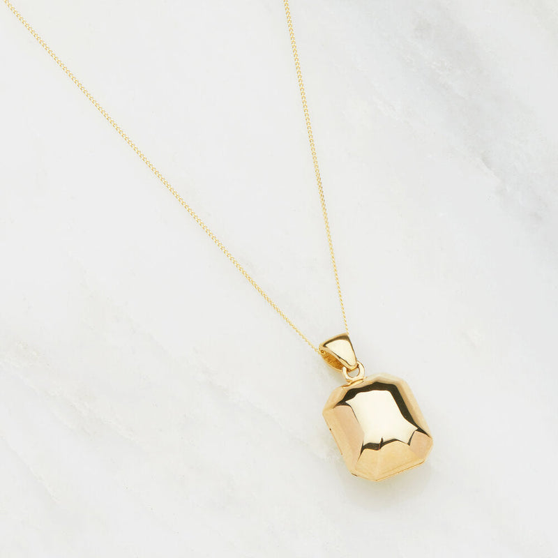 Solid Gold Ball Locket