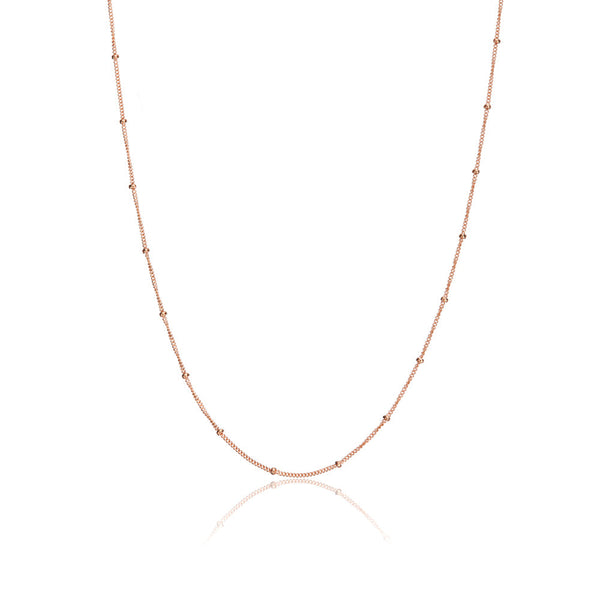 Rose Gold Satellite Chain Necklace
