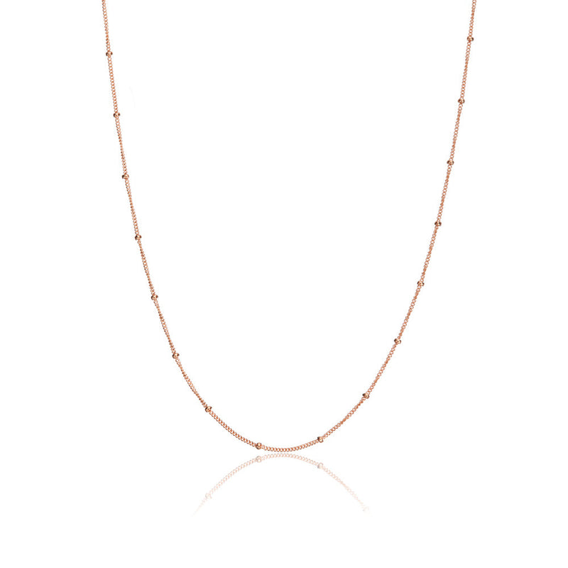 Rose Gold Satellite Chain Necklace