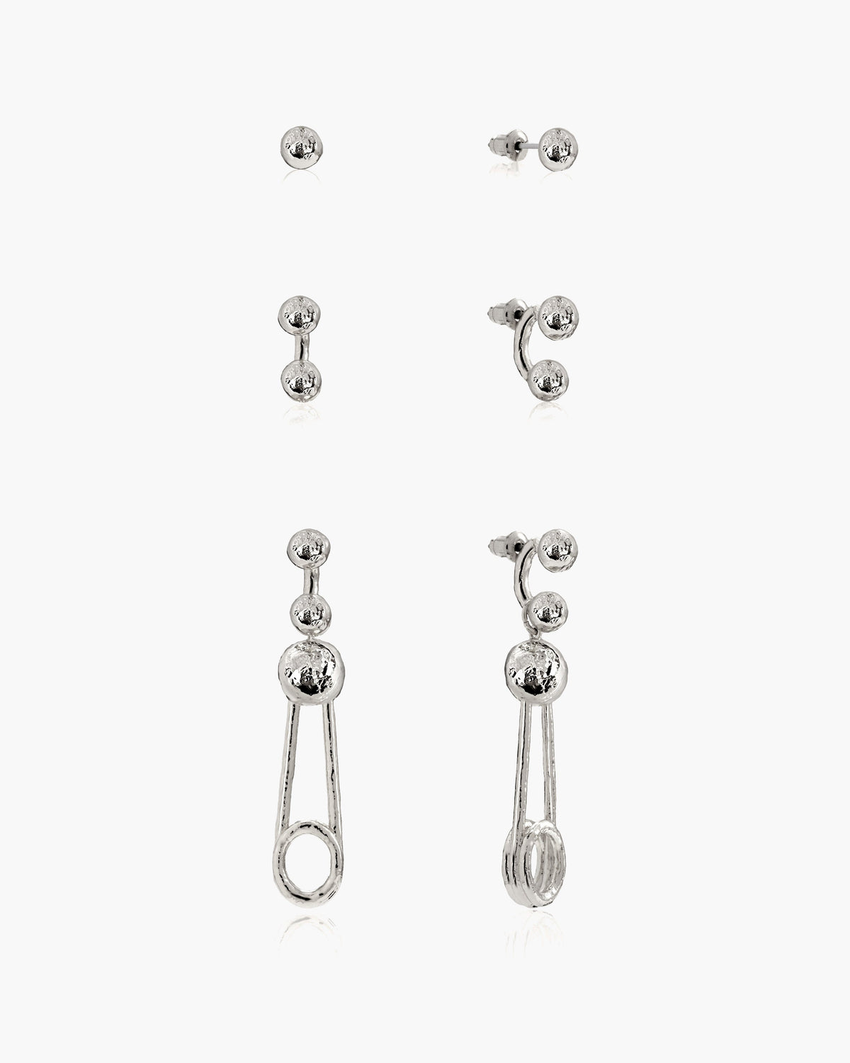 Trea Drop Earrings in Silver-Tone