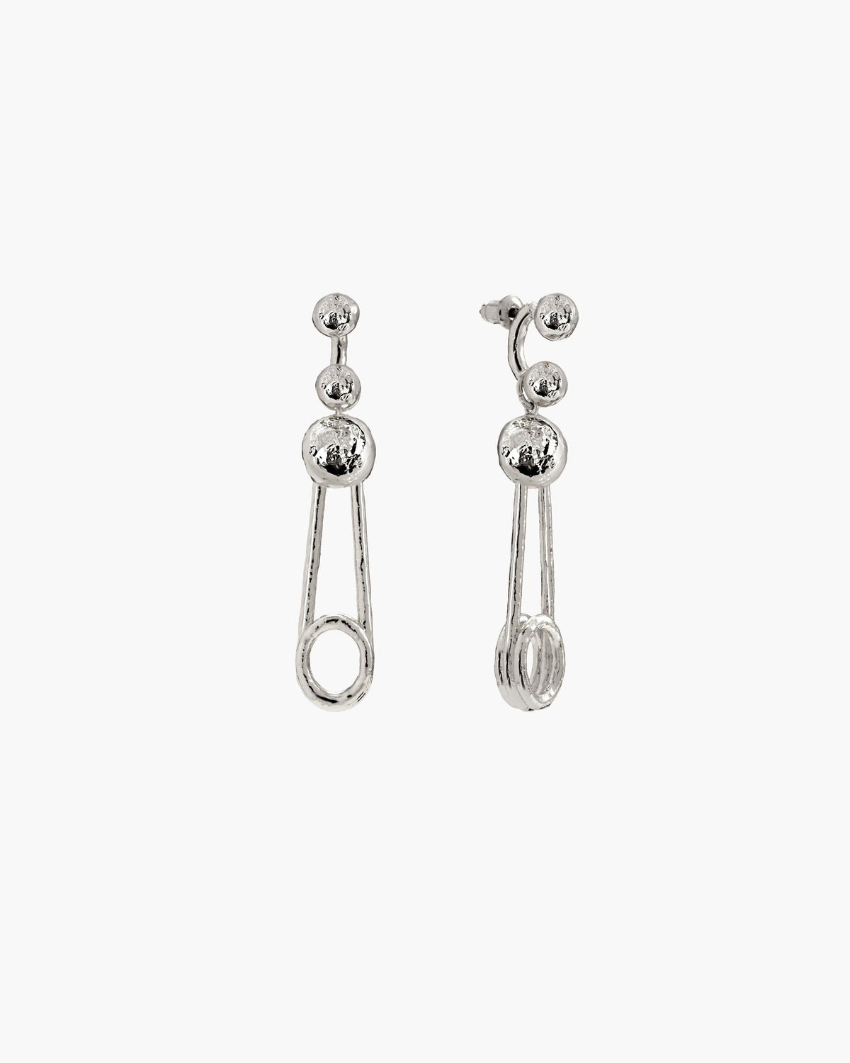 Trea Drop Earrings in Silver-Tone