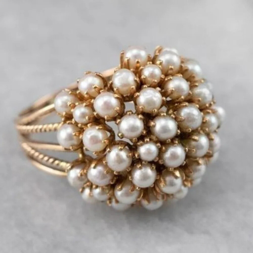 Vintage Spiral Drop Earrings in Silver-Tone