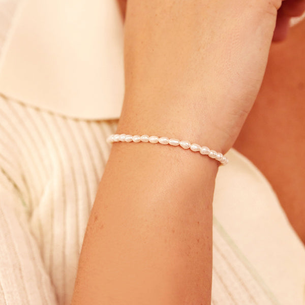 Gold Seed Pearl Bracelet