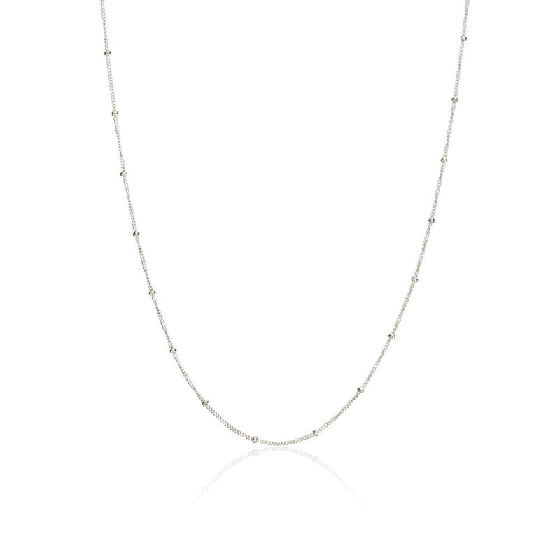Silver Satellite Chain Necklace